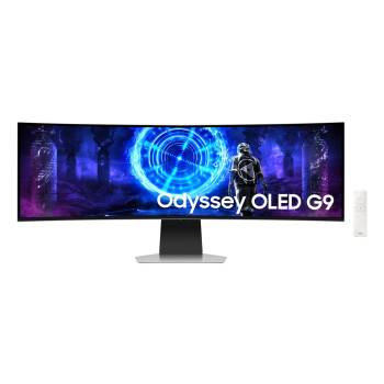 Samsung S49DG950SU monitor komputerowy 124,5 cm (49") 5120 x 1440 px Dual QHD OLED Srebrny