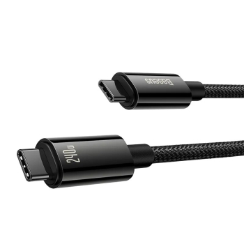 Kabel USB C - USB C 480Mb/s 240W 3m Baseus Tungsten Gold CAWJ040201 - czarny