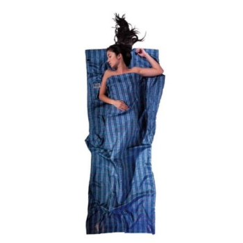 Wkładka do śpiwora Cocoon TravelSheet Silk, checked silk