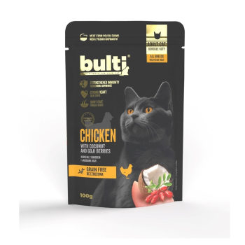 BULTI Superfoods mielonka kurczak z kokosem i jagodami 100g