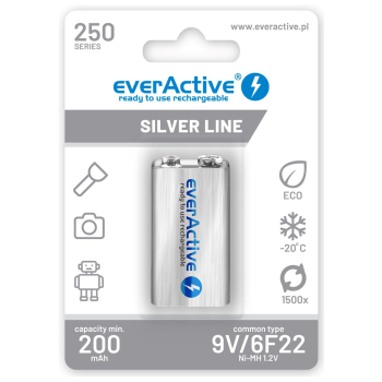 Zestaw akumulatorków everActive EVHRL22-250 (250 mAh ; Ni-MH)