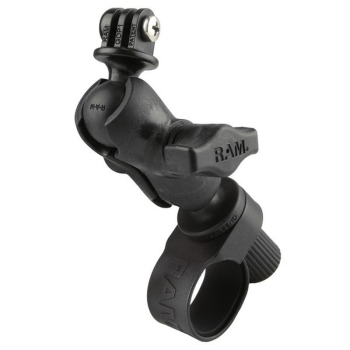 Podwójny uchwyt kulowy RAM® Tough-Strap™ z uniwersalnym adapterem do kamery sportowej