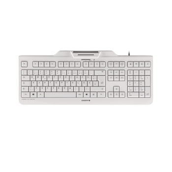 CHERRY KC 1000 SC klawiatura Biuro USB QWERTZ Niemiecki Szary