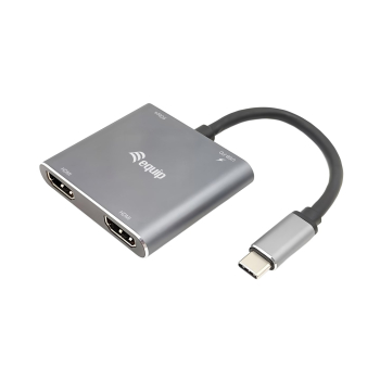 Equip Adapter USB-C->2xHDMI,3.2Gen1 100W PD,USB-C MST Adapte