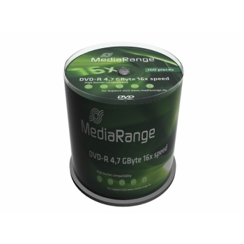 MediaRange DVD-R 4.7GB 100pcs Spindel 16x