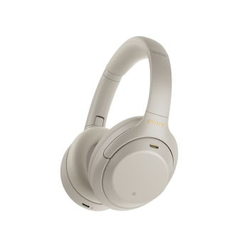 Sony WH-1000XM4 Zestaw słuchawkowy Przewodowy i Bezprzewodowy Opaska na głowę Połączenia/muzyka USB Type-C Bluetooth Srebrny