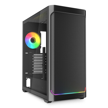 Sharkoon Case AK4W RGB ATX 1xGlass