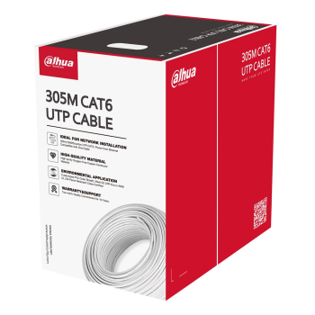 Dahua Technology PFM920I-6UN-C-V2 kabel sieciowy Biały 305 m Cat6 U/UTP (UTP)