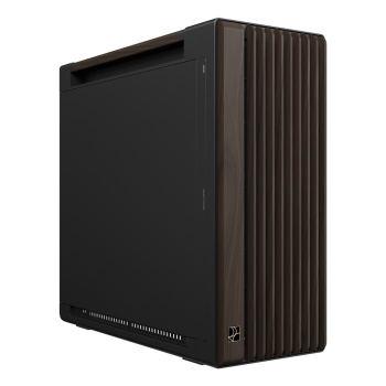 ASUS ProArt PA602 Wood Edition Modern Black - Metal Panel Midi Tower Czarny, Drewno