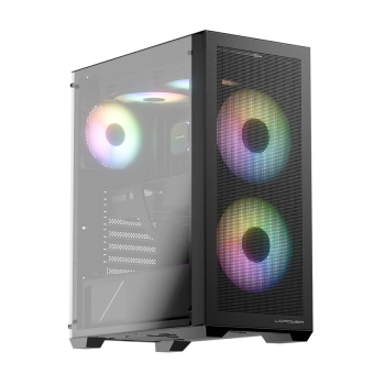 LC-Power Geh Midi ATX Gaming 717B - Meshwork_L Dark - o.N.
