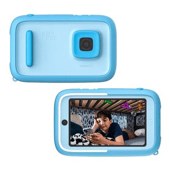 myFirst Camera 50 - aparat fotograficzny dla dzieci z technologią AI, dotykowym ekranem IPS i podwójnym obiektywem 16MP/20MP (blue)