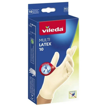 Rękawice lateksowe Vileda Natural Latex M/L 10 szt.