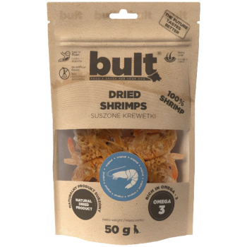 BULT gryzak naturalny dla psa Suszone Krewetki Przysmak 50g