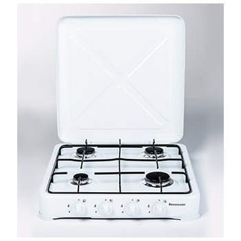Kuchenka gazowa nastawna 4-palnikowa Ravanson K-04T (biały) (OUTLET)
