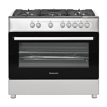 Kuchnia gazowo elektryczna Ravanson KWGE-K90A Cheff (inox)