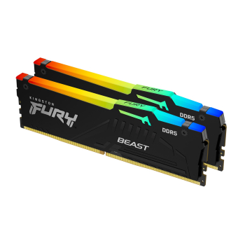 KINGSTON DDR5 32GB 6000MT/s CL36 DIMM (Kit of 2) FURY Beast RGB EXPO