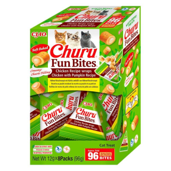 INABA CAT FUN BITES CHICKEN & PUMPKIN przysmak dla kota  8x12g (96g)
