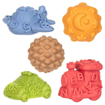 Tullo Sensoryczne pojazdy z piłkami 5 szt.