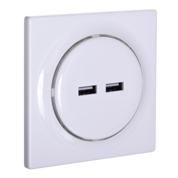 FIBARO  Gniazdo USB Walli N USB Outlet FGWU-021