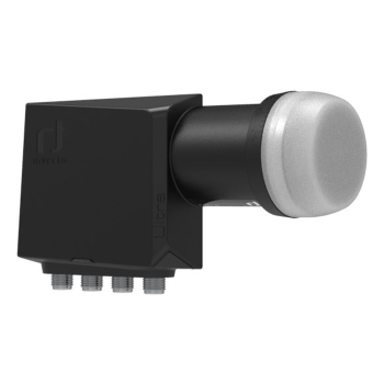 Inverto IDLT-QTL412-ULTRA-OPN konwerter LNB Czarny, Szary