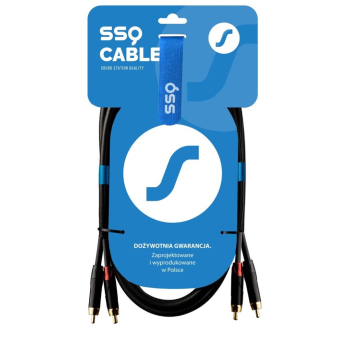 SSQ RCARCA2 - kabel 2xRCA- 2xRCA 2 metrowy