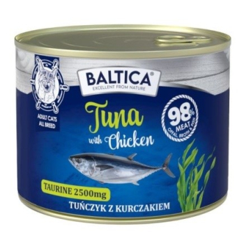 BALTICA EXCELLENT Karma mokra kot Tuna with Chicken (Tuńczyk z kurczakiem)  185g