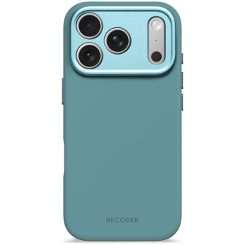 Decoded AntiMicrobial Silicone Backcover - silikonowa obudowa ochronna do iPhone 17 Pro kompatybilna z MagSafe (retro blue)