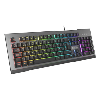 GENESIS Rhod 500 RGB klawiatura Gaming USB QWERTY ES Hiszpański Czarny