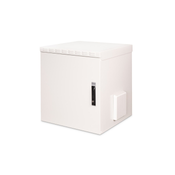 Digitus Szafa sieciowa wisząca 19" 12U rack 600x600, drzwi pełne, szary, niedzielona, złożona, IP55, 100kg