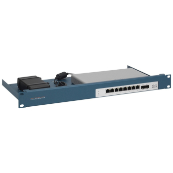 Rackmount.IT CISRACK RM-CI-T17 - Zestaw montażowy sprzętu sieciowego - Możliwość montażu w szafie - Metaliczny niebieski - 1U - 19" (48,3 cm)