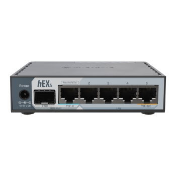 NET Router/Switch 5-port 1000M/Hex S E60IUGS Mikrotik