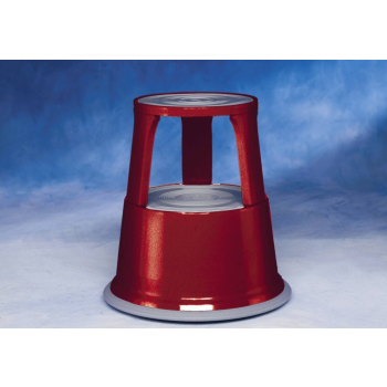 WEDO Rollhocker Metall rot RAL 3000