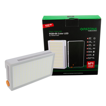 PATONA Premium Lampka LED RGB+Bi-Color SL-PB40R 40W