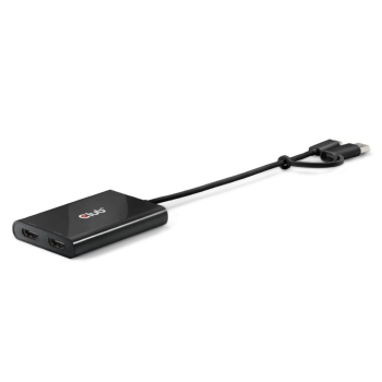 CLUB3D CSV-1475 rozgałęziacz telewizyjny USB Type-C 2x HDMI