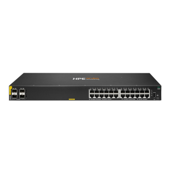 HPE Aruba Networking CX 6000 24p 10M/100M/1G Class4 PoE 4p SFP 1G 370W Switch Zarządzany L3 Gigabit Ethernet (10/100/1000) Obsługa PoE 1U