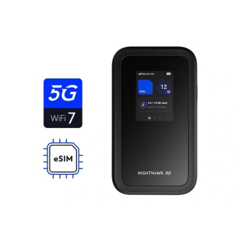 Router Wi-Fi 7 5G Netgear MH7150-100EUS Nighthawk M7 Mobile BE3600 WiFi eSIM USB-C