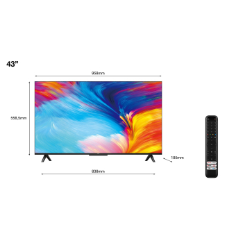Telewizor 43" TCL 43P635 (WYPRZEDAŻ)