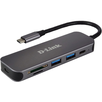 D-Link DUB-2325 stacja dokująca USB Type-C Szary