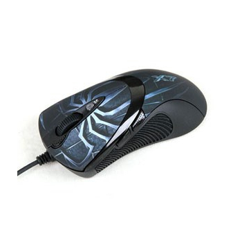 Mysz komputerowa A4 TECH Evo XGame Laser Oscar X747 Brown Fire A4TMYS29980 (laserowa; 3600 DPI; kolor brązowy)