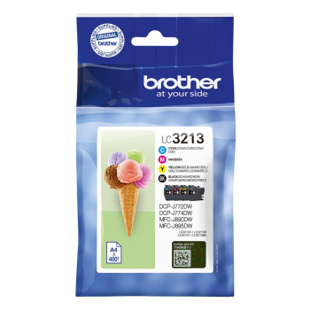 Tusze Brother LC-3213VAL black Cyan Magenta Yellow