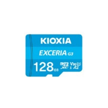KIOXIA Exceria Plus 128GB microSD G2 UHS I U3 V30 with adapter