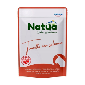 Natua Natural tuńczyk z łososiem mokra karma dla kota 70g