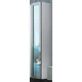 Witryna VIGO szkło'180' 180/40/30 biały/szary poł