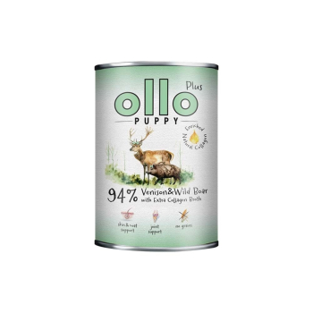 Ollo Plus Puppy Kolagen Jeleń i Dzik 400g