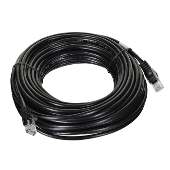 Patchcord UTP Lanberg PCU5-10CC-1500-BK (RJ45 - RJ45 ; 15m; UTP; kat. 5e; kolor czarny)