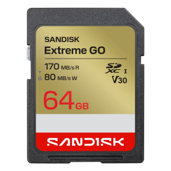 Sandisk Extreme Go SD UHS-I 64GB SD 170MB/s(R) / 80MB/s(W)