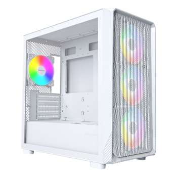 Montech X5M (W) zabezpieczenia & uchwyty komputerów Micro Tower Biały