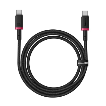 Kabel Baseus Dura Typ C-Typ C 100W 1m (czerwono-czarny)