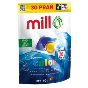 MILL Kapsułki do prania KOLOR 30 szt. 3K.D (PL, EN, RO, UA, CZ, SK, HU, HR)