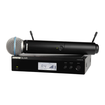 Shure BLX24RE/B58-H8E - bezprzewodowy system wokalny do montażu w racku z mikrofonem Beta 58A